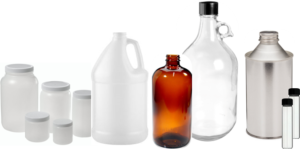 Chemical bottles and jars